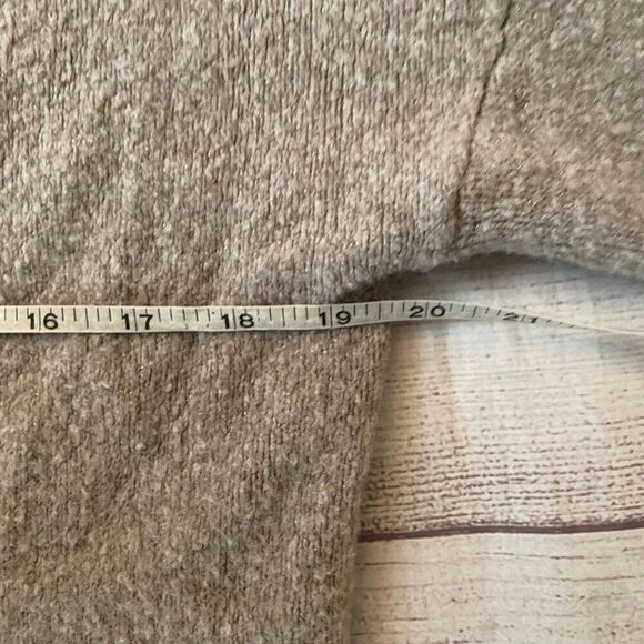 Universal thread women M open front Longsleeve cardigan w/pockets tan - Picture 10 of 11